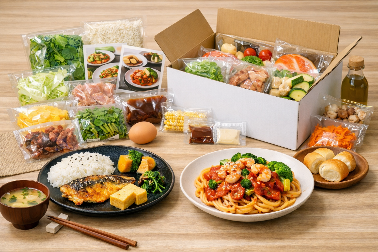 オイシックスのミールキット・新鮮な食材イメージ