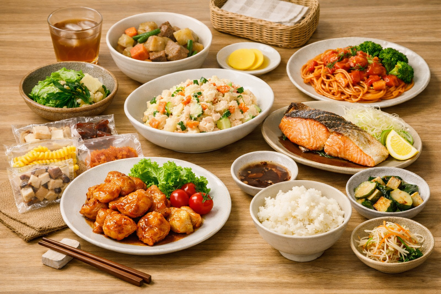 食材宅配の料理イメージ