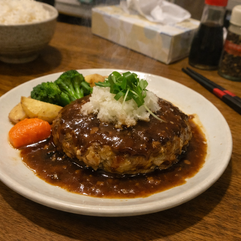 ヨシケイ 煮込みハンバーグ 完成
