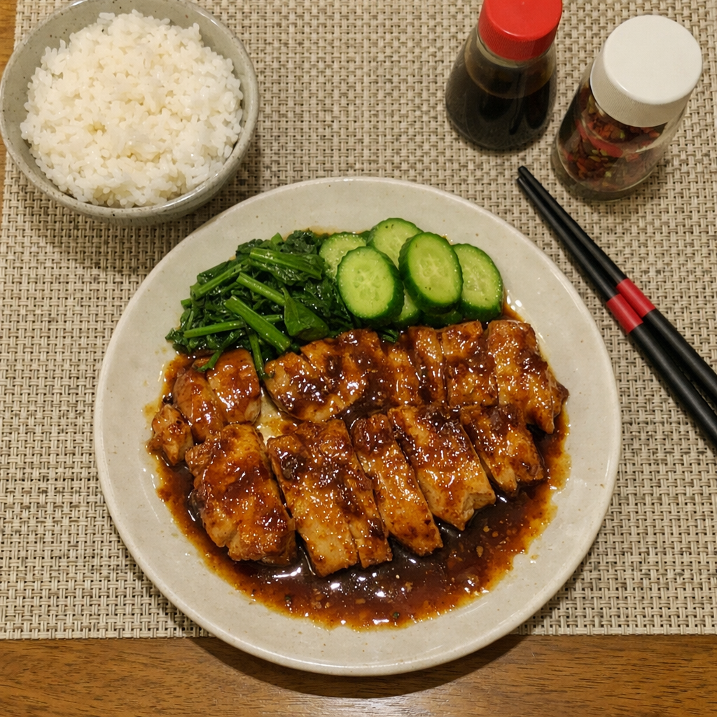 ヨシケイ チキン照り焼き 完成